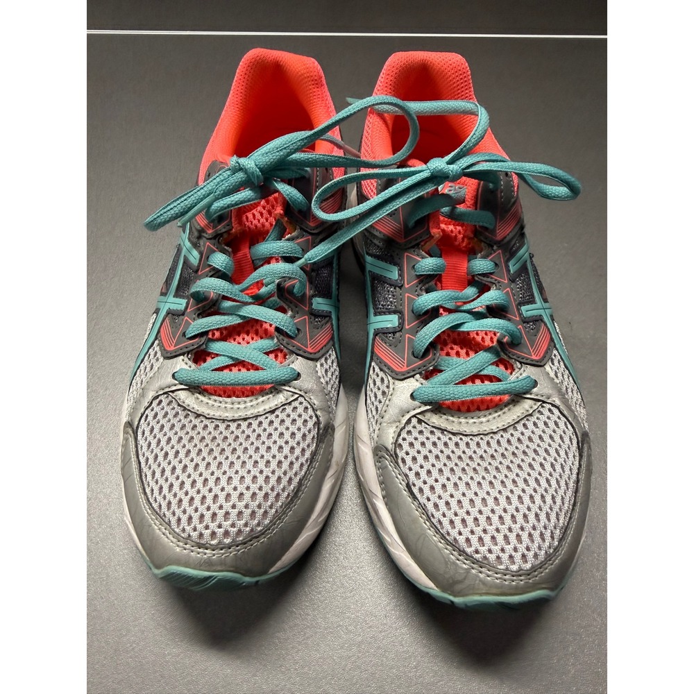ASICS Gel-Contend 3 Womens Running Shoes Silver Turquoise Pink T5F9N